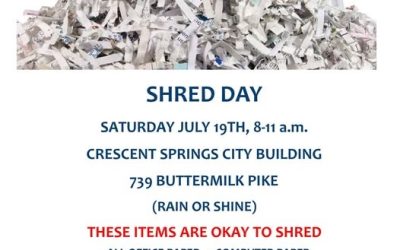 Villa Hills/Crescent Springs Shred Day